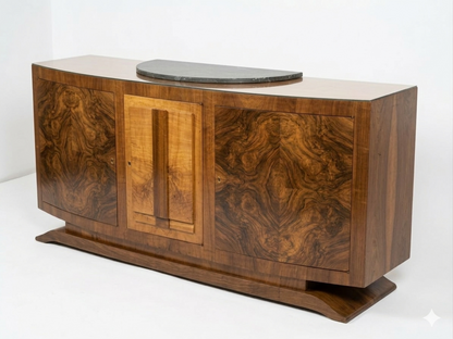 Luksusowa Komoda Art Déco – Orzech Czeczota